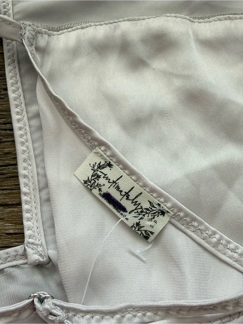 Free People Mesh Detail Tank Ivory